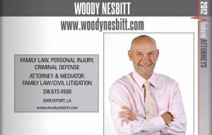 Woody Nesbitt 2012 Top Shreveport-Bossier Attorney